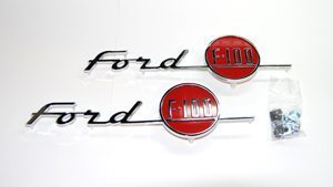 55 Hood Emblem Set - "Ford F100"