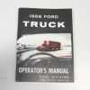 1956 FORD TRUCK OWNERS MANUAL