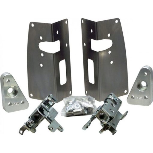 53-56 Ford Truck Bear Claw Latch Kit - Steel - Stock Handles - Bolt On
