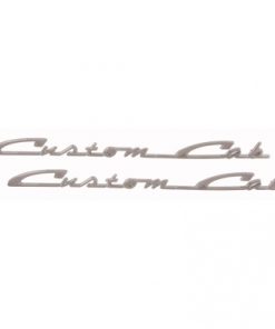 57 - 60 Ford Truck Door Emblem - Custom Cab Script