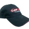 CMW Trucks Baseball Hat - Black with Red Trim - 2 color imprint