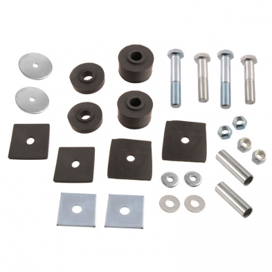 57 - 60 Ford Truck Cab Mount Pad Set With Bolts